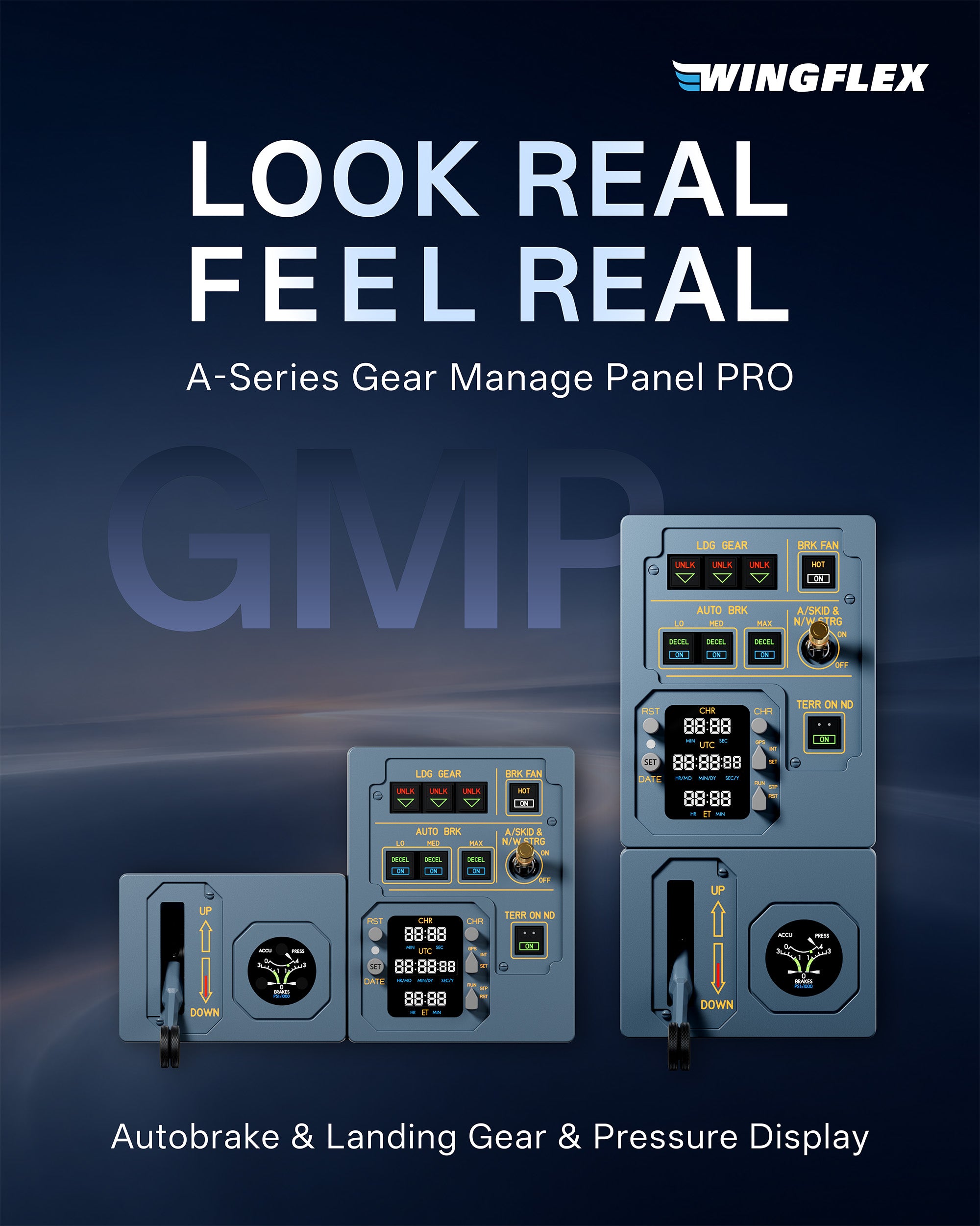 WINGFLEX GMP Gear Management Panel A320