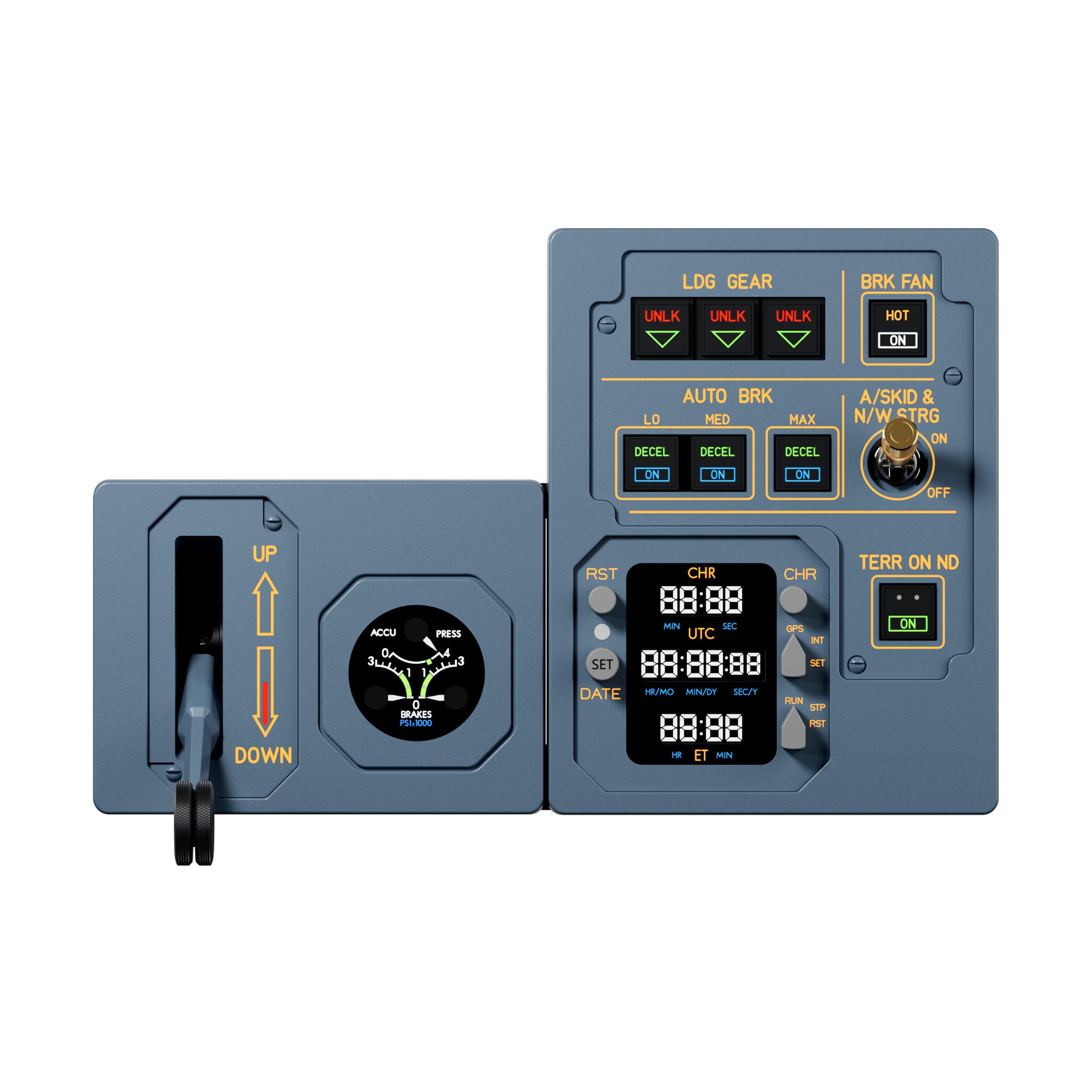 WINGFLEX GMP Gear Management Panel A320