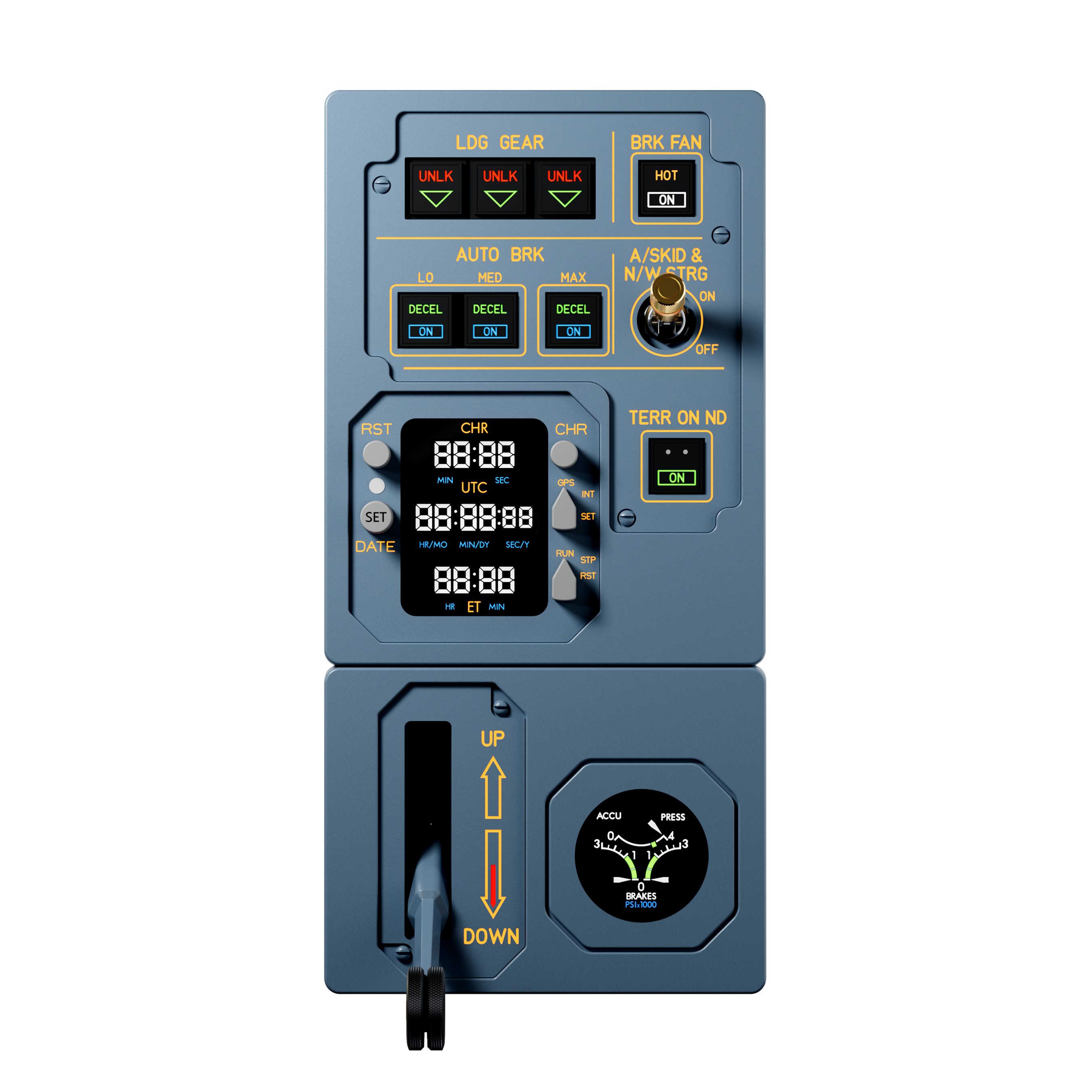 WINGFLEX GMP Gear Management Panel A320